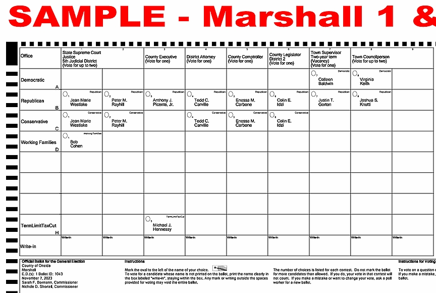 sample ballot 2023